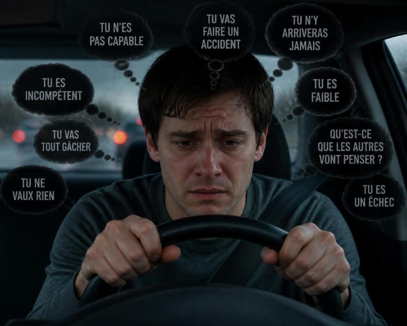 découvrez les 7 pensées courantes qui provoquent la panique au volant et apprenez des techniques efficaces pour les remplacer afin de retrouver confiance et sérénité au volant.