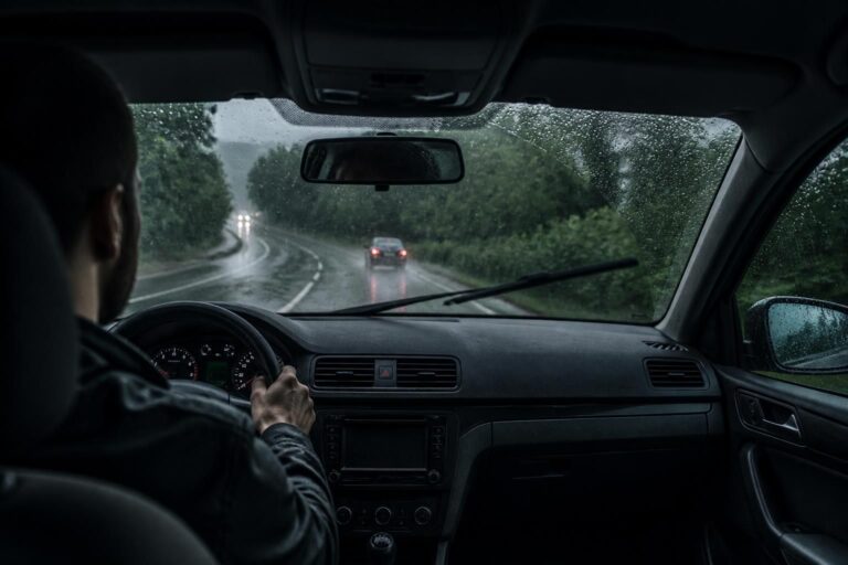 découvrez les bons réflexes pour conduire sous la pluie en toute sécurité, apaiser votre stress et protéger votre cerveau durant la route.