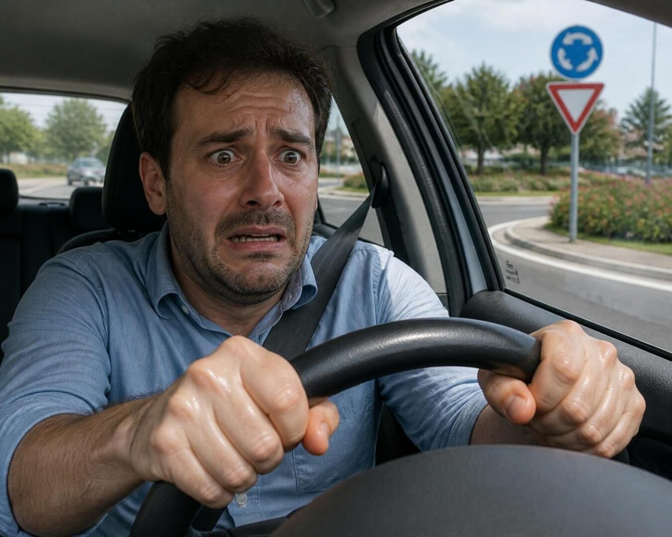 découvrez une méthode simple et efficace pour surmonter la panique au rond-point et ne plus vous figer au volant en toute confiance.